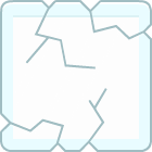 Big square glass